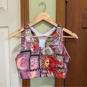 Celestial Patchwork Sports Bra